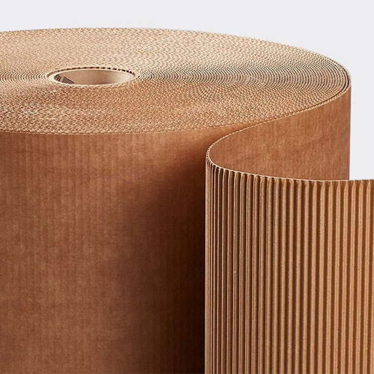 Solid board, corrugated and lamination